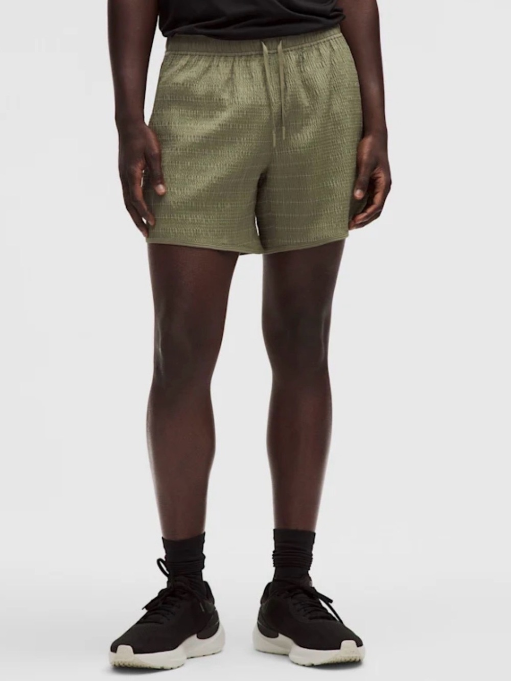 🆕Lululemon🍋Mile Maker Reflective Linerless Short 6" Color Bay Leaf Sz M